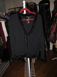 Part of the Huge Collection of ladies famous designer label clothes, St. John, Chico, Neiman Marcus, Saks etc. , purses, shoes, lingerie, etc. only part of it photographed. 