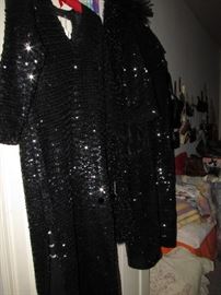 Part of the Huge Collection of ladies famous designer label clothes, St. John, Chico, Neiman Marcus, Saks etc. , purses, shoes, lingerie, etc. only part of it photographed. 