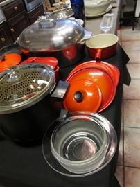 Le Creuset, magnalite, etc.
