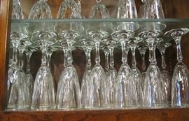 wine and champagne glasses