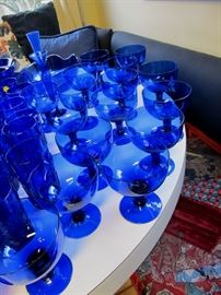 cobalt sherbet glasses