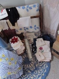 quilts and towels
