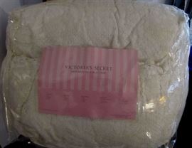 Victoria's Secret king size satin comforter 