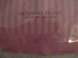 Victoria's Secret king size satin comforter 