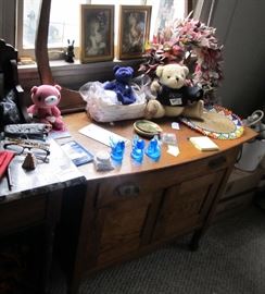 1900's oak wash stand