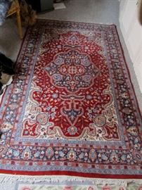 Persian hand knotted rug 