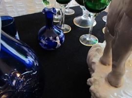 Mary Gregory glass cruet 