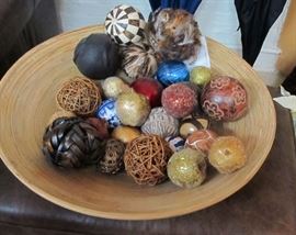 various misc. balls collected by Dr. Pat