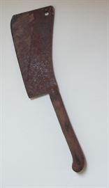 late 19. c. very heavy meat cleaver 