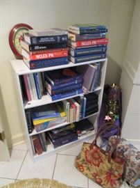book case plus nursing books