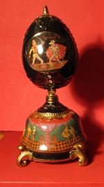 Russian style musical egg
