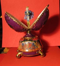 Russian style musical egg