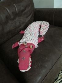 stuffed alligator 