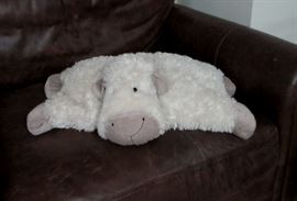 JellyCat stuffed sheep pillow. Again, make a little girl smile.
