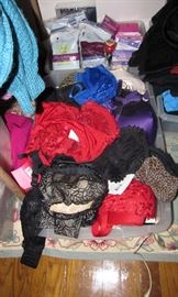 Terrible image full tub of ladies lingerie 