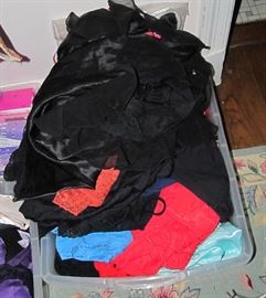 Terrible image full tub of ladies lingerie. 