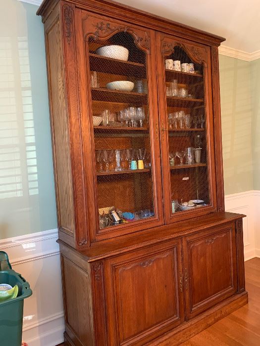 One of a kind 17th Century Bibliotheque hutch