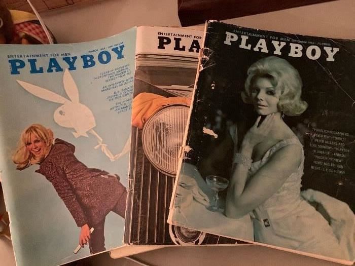 Vintage Playboy and Life Magazine sets