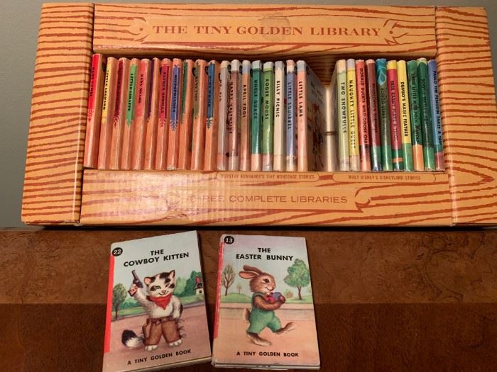 Tiny Golden Book Library (missing 5 of 36) in original packaging