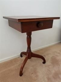 Antique Mahogany Candle Table https://ctbids.com/#!/description/share/86964