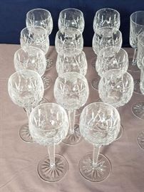 36 Waterford Crystal Glasses https://ctbids.com/#!/description/share/88885    
