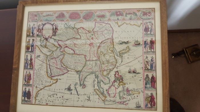 18th Century Maps Framed Prints https://ctbids.com/#!/description/share/89160