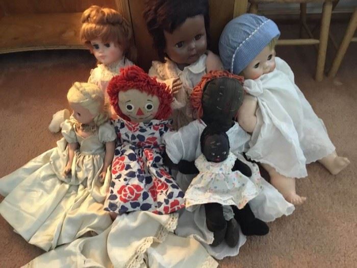 X Vintage Doll Collection