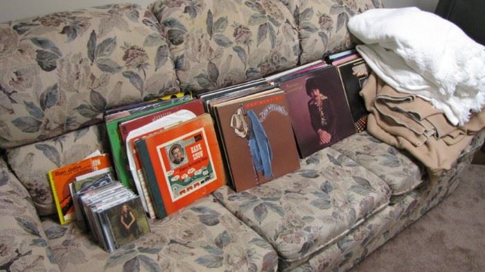 Small album collection - a few classic rock - mostly country.