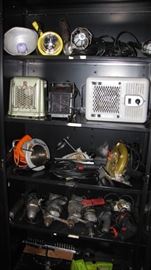 TONS of tools, cabinets are all full.