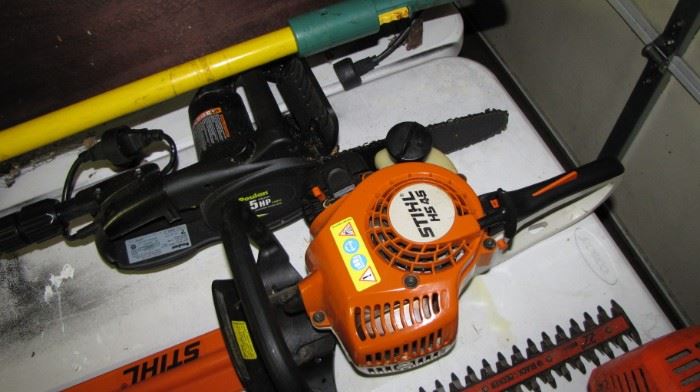 STIHL gas powered hedge clipper