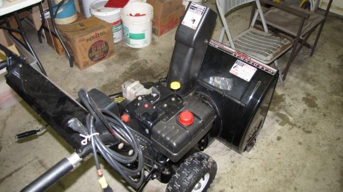 CLEAN hardly used Snow Blower.