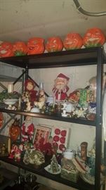 Paper mache pumpkins