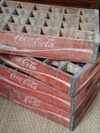 Coca cola bottle wood holder