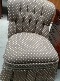 Polka dor chair
