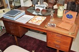 Teak Writing Desk MCM Danish Modern