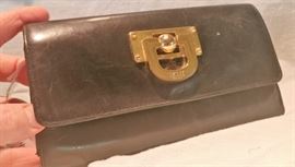 DKNY black leather wallet