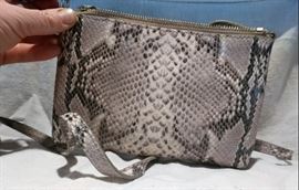 Cole Hahn snake python handbag