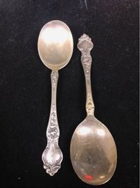 Wallace Sterling Serving Spoons