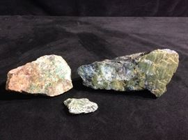 Split Specimens Fuchsite and more