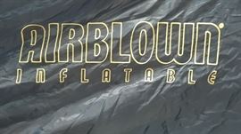 Inflatable outdoor screen