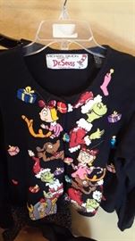 One of several boutique sweaters with various themes. Size Med-Large.