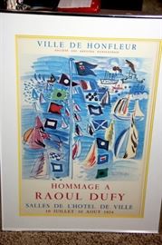 Raoul Dufy Poster 1954