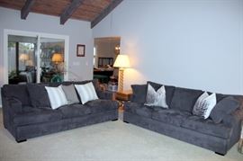 Pair of McCreary Modern Sofas