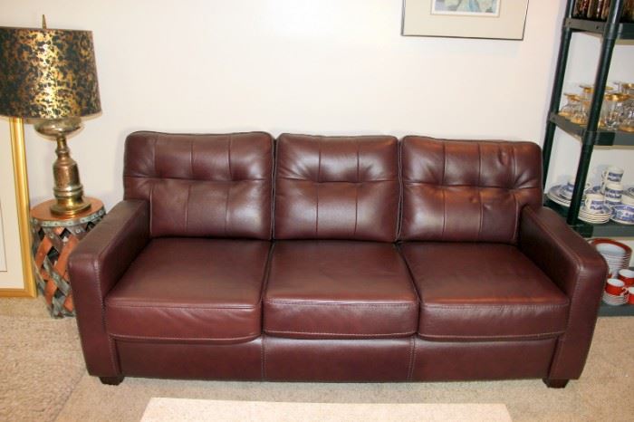 Jaymar Alvaro Leather Sofa