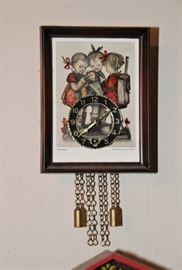 Vintage Hummel Key Wind Clock