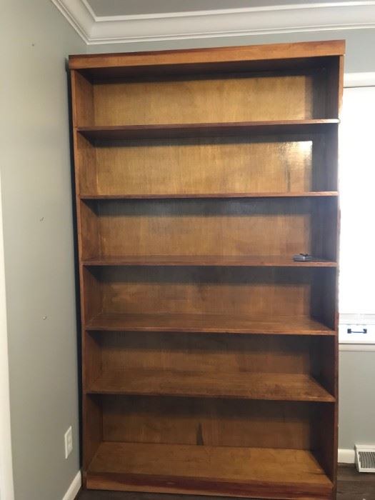 #6 Handmade bookcase w/6 shelves 49x11.5x85 $120.00
