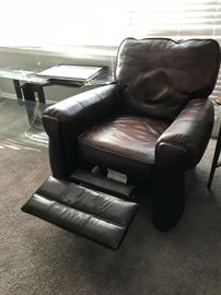 #21 Lane Brown Leather Recliner $150.00
