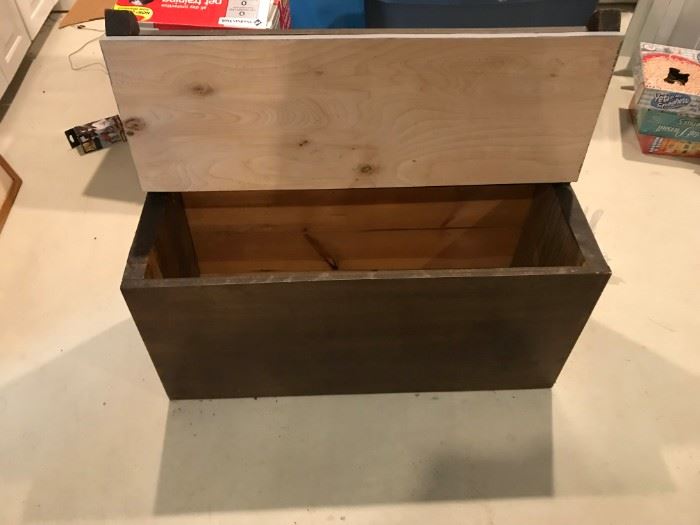 #63 Toy Box Bench Wood 34.5x15x29 $60.00
