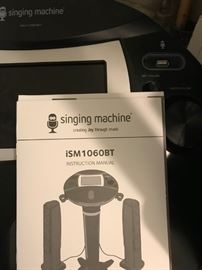 # 25 singing machine ISM 1060BT $75