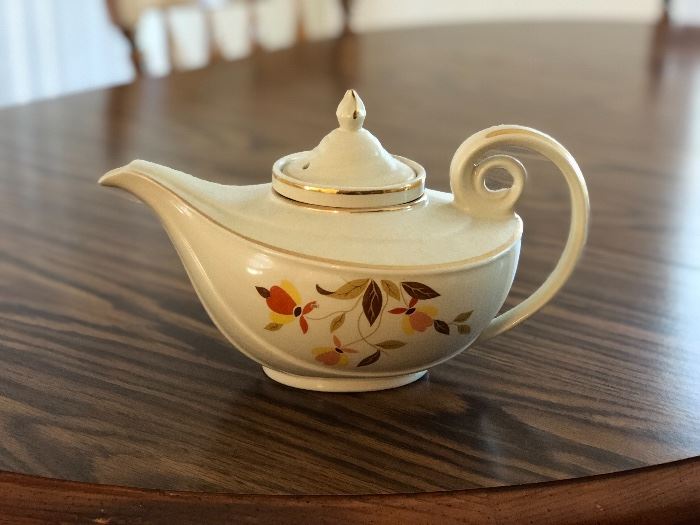 Vintage Aladdin Autumn Leaf Teapot - 1940’s